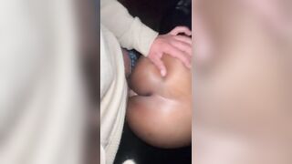 Thick butt ebony 18 yo gets plowed while her dad goes to work