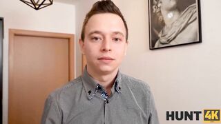 HUNT4K. Devoted lover turns in a cheater and gets penetrated