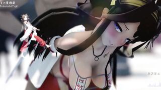 mmd r18 KotonohaYugi Kongo 3d cartoon