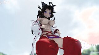 mmd r18 KotonohaYugi Kongo 3d cartoon