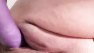 Stroking my thick twat 