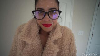 Fucking my hubby after a Bukkake party, Cum all over my face
