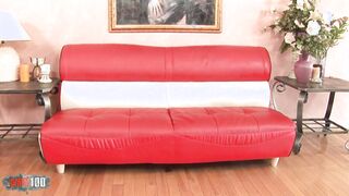 Old blonde hoe deepthroat banged by a young dude