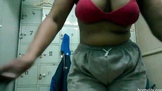 Long Boobies Tamil desi Maid Lusty Lily Into Wc Changing