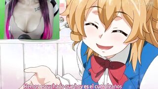 Jovenes Depravadas le quitan la virginidad anal a un tipo timido - Animated Reaction