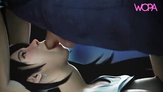 Deep throat rough and fast inside Tifa Lockhart - [ WOPA ] 3D HD