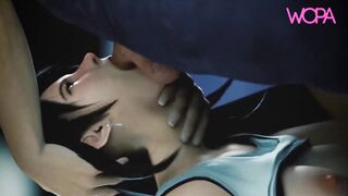 Deep throat rough and fast inside Tifa Lockhart - [ WOPA ] 3D HD