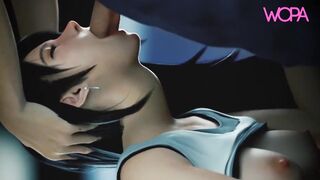 Deep throat rough and fast inside Tifa Lockhart - [ WOPA ] 3D HD