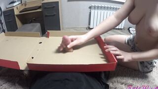 The pizza delivery bro gave me a gift