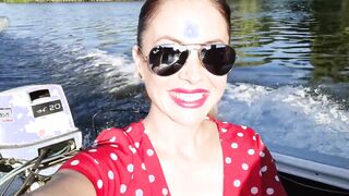 Rides inside the boat makes me goddess and lusty - Soak Kelly
