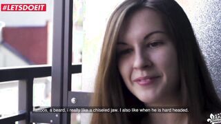FIRST TIME porn audition with hot squirting Canadian 18 Year Old