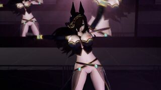 mmd r18 ハイファイ～アヌビス 肌変 ダンス+H 3d anime