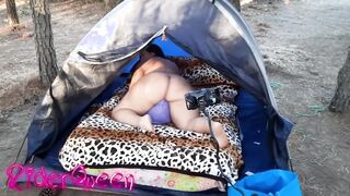 BBW Making off into the forest five