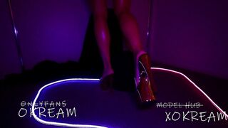 Best twerk sex toy rides crampie vagina real orgasm kinky talk