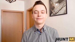 HUNT4K. Devoted lover turns in a cheater and gets penetrated