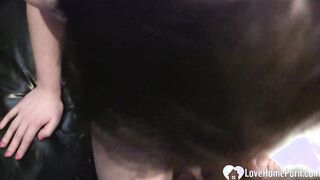 Caught her watching porn so she blew me