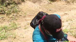 University cunt with mouth Missed Her Way To The Forest And Get