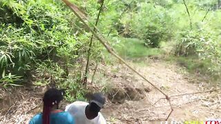 University cunt with mouth Missed Her Way To The Forest And Get