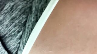 Trying to use the exercise bike to nailed my booty
