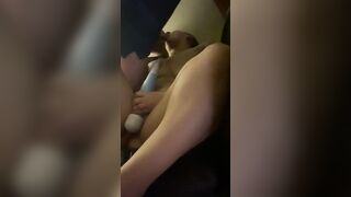 Husband filmed this long dick throat fucking me