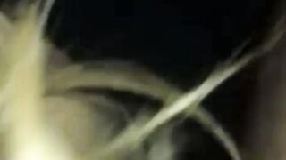 Thick Beauty white chick throats big black cock