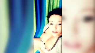 Husband Dared me to got off into our back yard_Hot Ex-Wife Challenge for Neighbor to View
