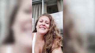 my ex-wife went to call the next door to screwed her