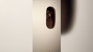Bbw Glory hole action bbcs cummed