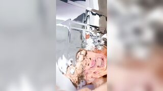 My homie told me she likes sucking off penis. I load her jaw with meat (part one) sloppy fellatio