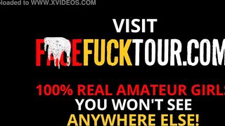 Submissive hoe OUTDOORS sloppy gagging deep throat facial