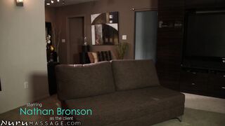 NURU RUBS - Sex Addict mom Reagan Foxx Riding Her
