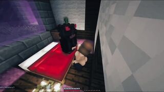 MINECRAFT three-way with jenny anime gameplay