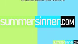 SummerSinner.com - Wild hotties got nude into the club to