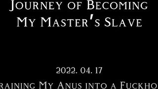 Training My Anus in a Fuckhole