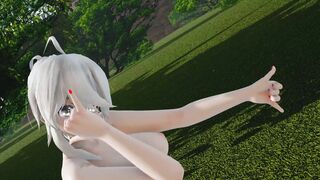 mmd r18 Haku Deep Blue Town 3d cartoon