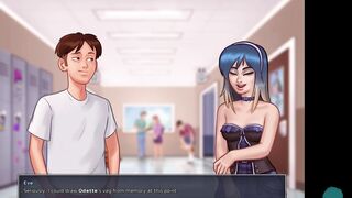 SUMMERTIME SAGA #137 • She blows his long cock like