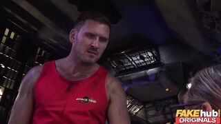 FAKEhub - Beauty young scientist discovers a universe where time