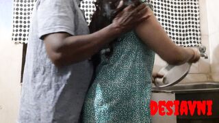 punjab avni maid working into kitchen rough screwed by owner
