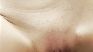 THE CUMMED CHICK: My FIRST private sex tape, UP CLOSE CUMSHOT