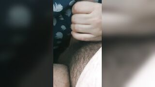 Step MILF beautiful hand job under blanket