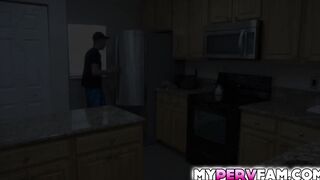 MyPervFam.com - Carolina Sweet takes out her step-brothers huge meat