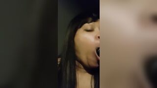 Incredible Gaia enjoying The Taste of Her Huge Sex Toy