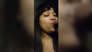 Incredible Gaia enjoying The Taste of Her Huge Sex Toy