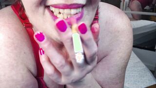 769 Brand New you have three and half minutes. The time to finish my cigarette. Better start stroking
