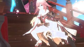 GENSHIN IMPACT - YAE MIKO RIDE AETHER