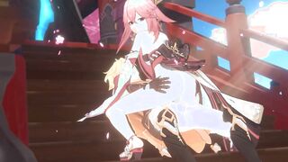 GENSHIN IMPACT - YAE MIKO RIDE AETHER