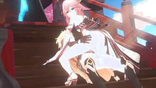 GENSHIN IMPACT - YAE MIKO RIDE AETHER