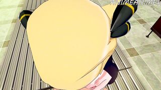 Cynthia offer you the price of winning the Pokemon League - Animated Animated