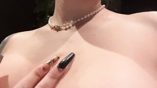 depraved bimbo seduces you inside the shower