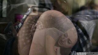 Stepdaughter gets anal fucked by stepdad